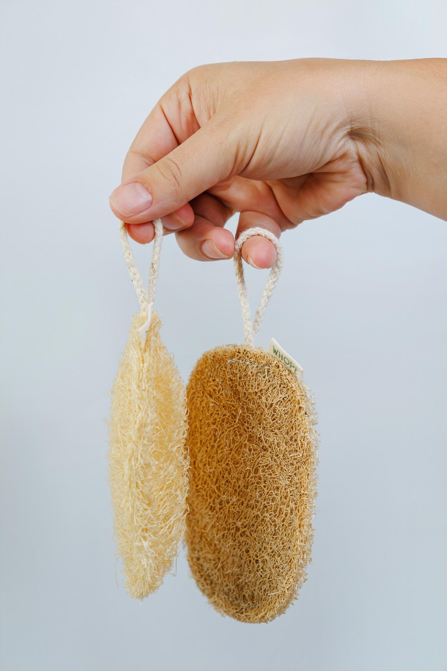 Double Layer Loofah Sponge | 100% Natural Exfoliating Bath Loofah | Eco Friendly, Compostable