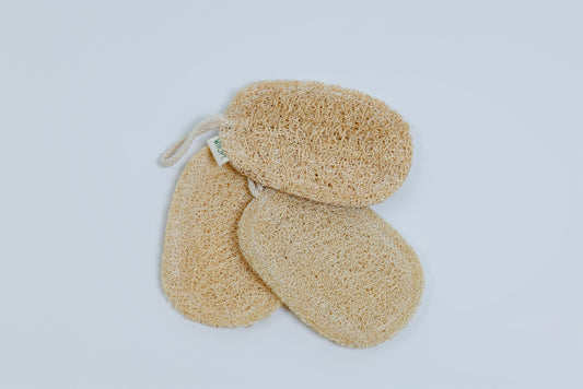 Double Layer Loofah Sponge | 100% Natural Exfoliating Bath Loofah | Eco Friendly, Compostable