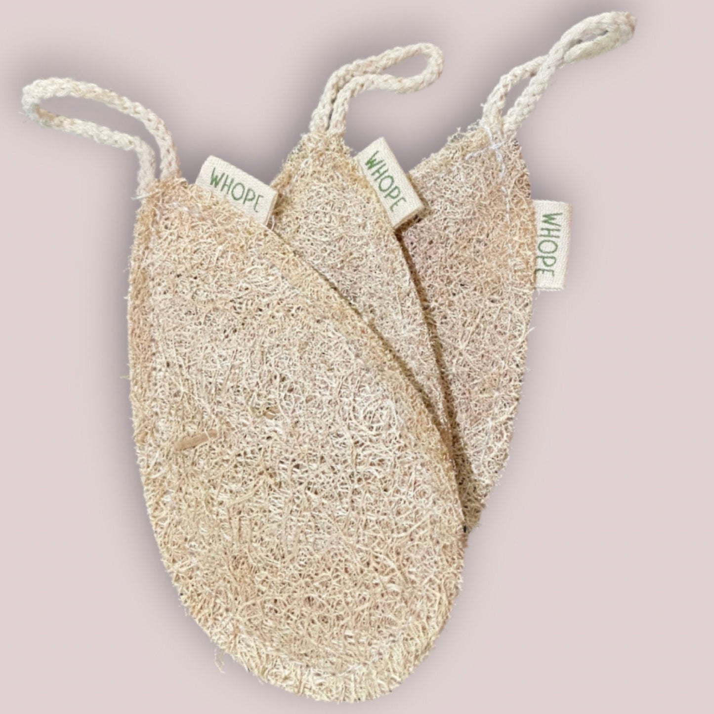 Double Layer Loofah Sponge | 100% Natural Exfoliating Bath Loofah |  Eco Friendly, Compostable