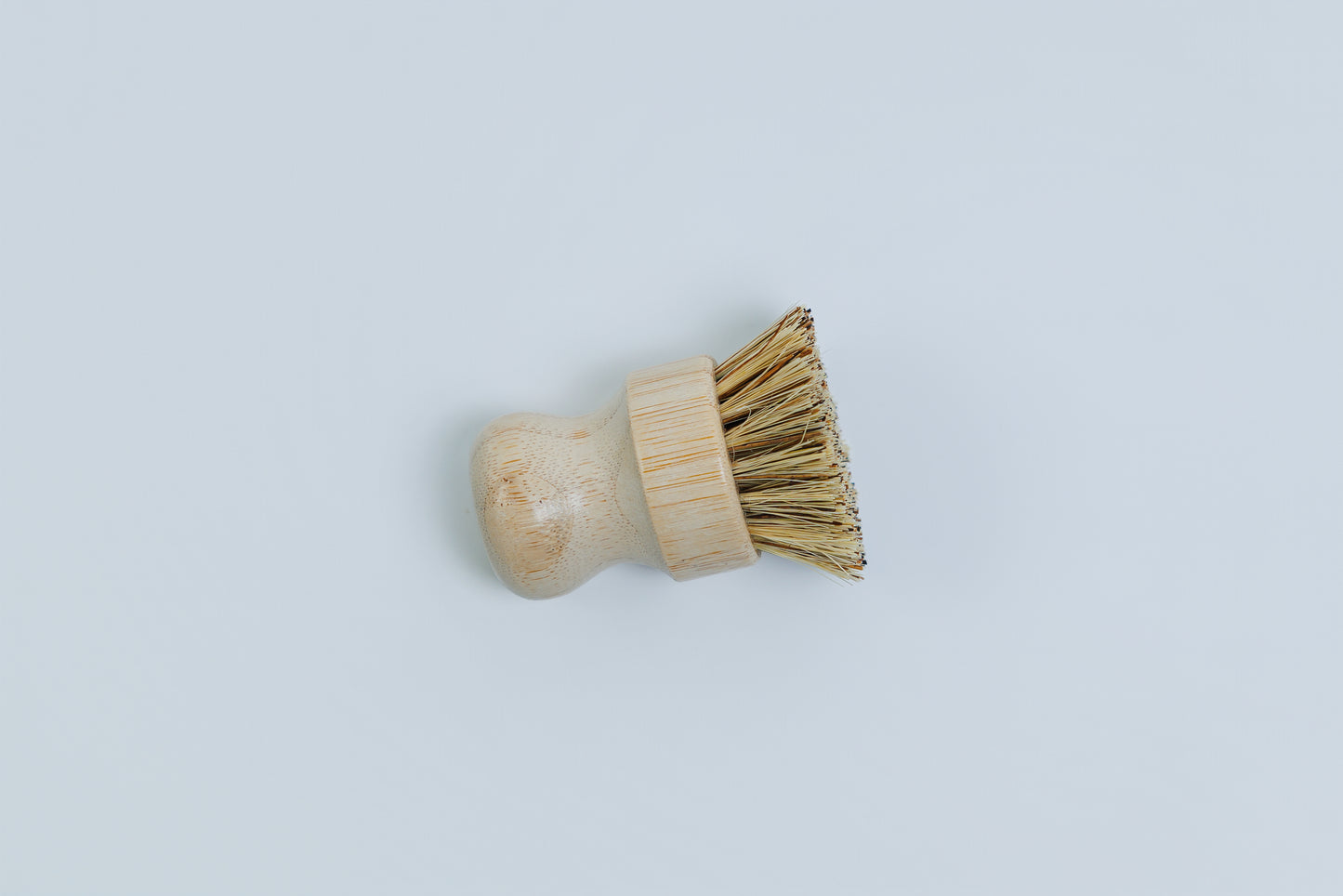 Bamboo Dish Brush Set: Sisal Pot Scrubber, Plastic-Free Kitchen