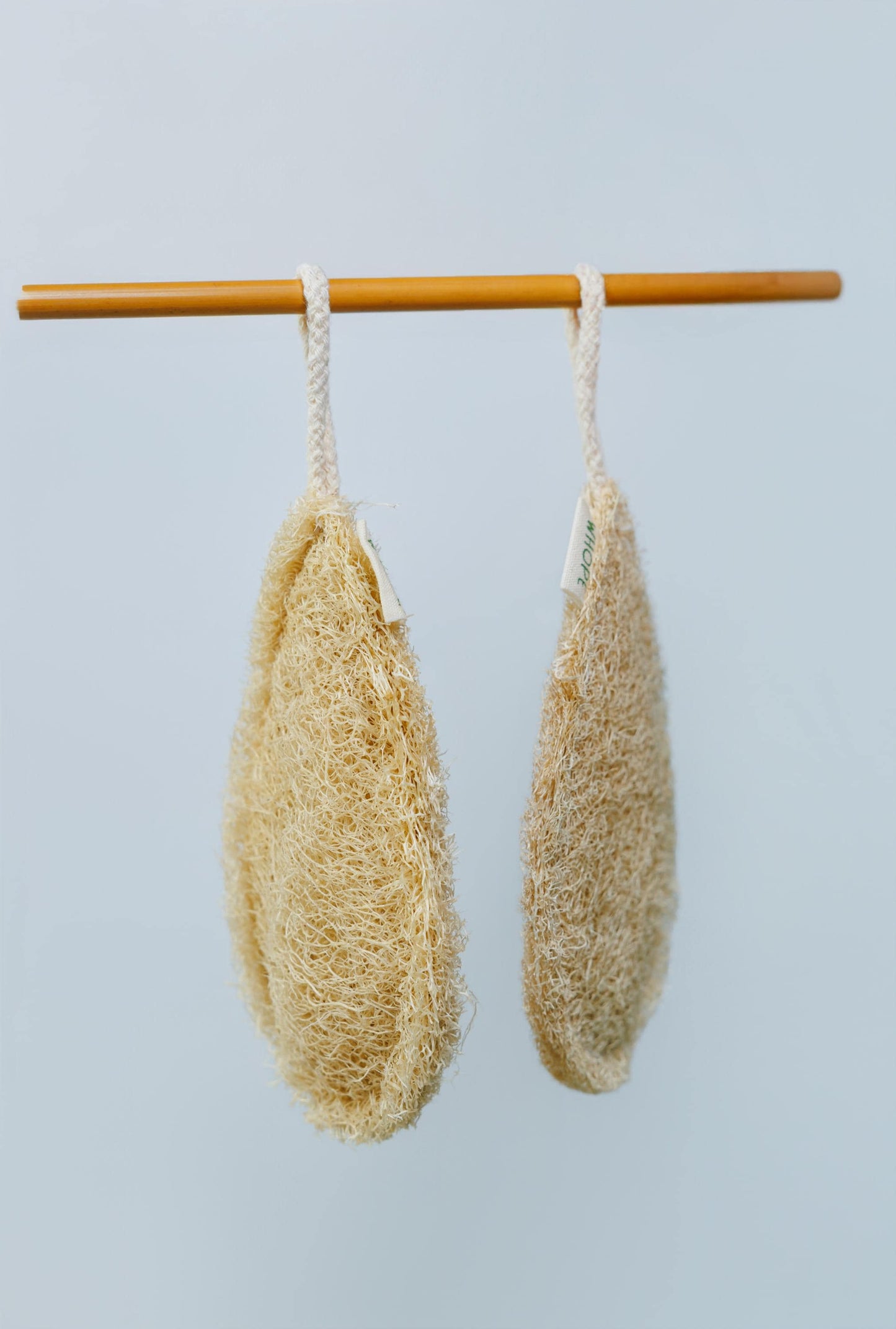 Double Layer Loofah Sponge | 100% Natural Exfoliating Bath Loofah |  Eco Friendly, Compostable