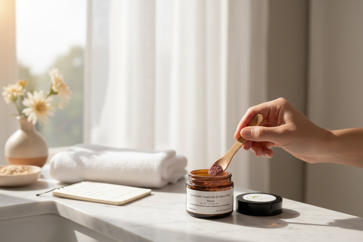 Ayurvedic Face Mask for Dry Mature Skin