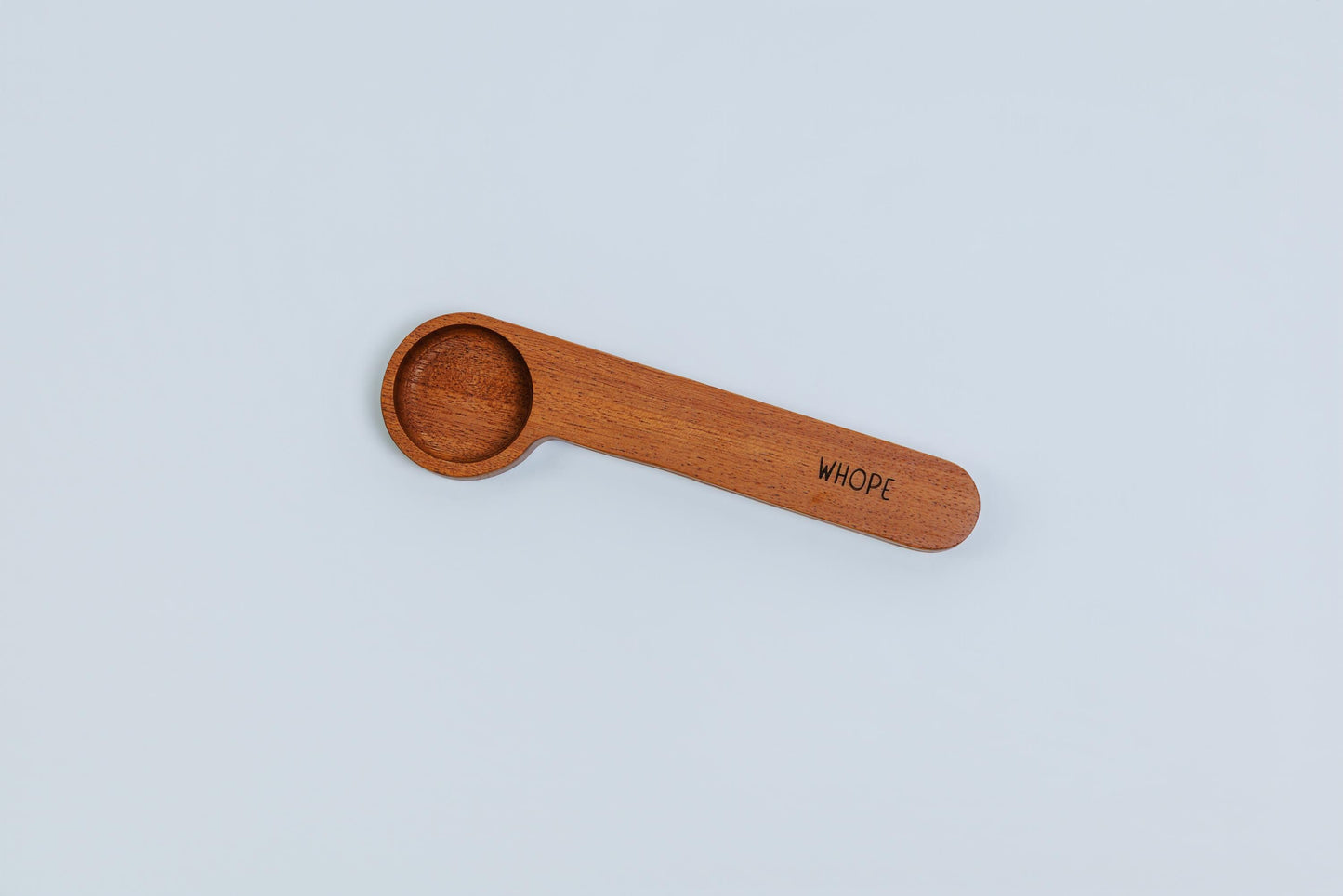 Dual Function Wooden Coffee Scoop and Bag Clip