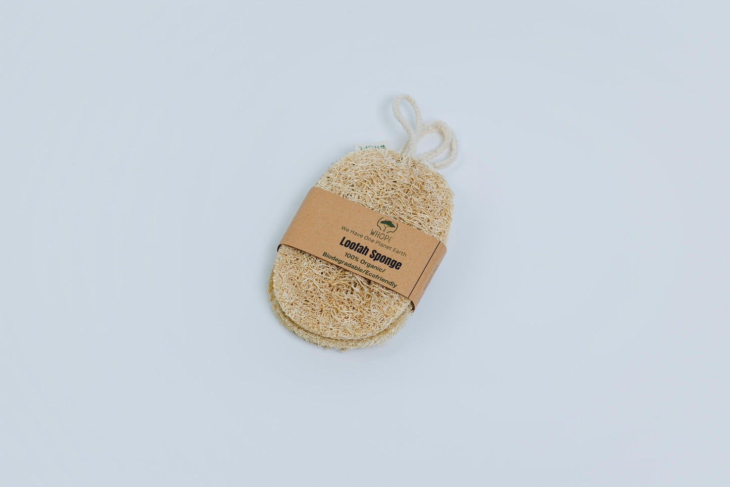 Double Layer Loofah Sponge | 100% Natural Exfoliating Bath Loofah |  Eco Friendly, Compostable