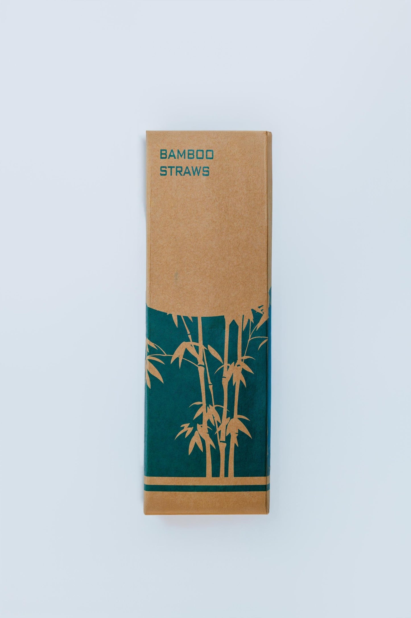 12 Reusable Bamboo Straws Set with Cleaning Brush - Eco-Friendly & Biodegradable