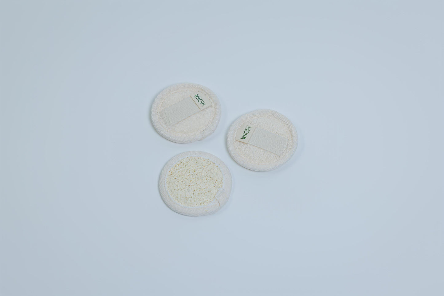 Facial Scrub Loofah Sponge Set of 3: Gentle Exfoliation, Eco-Friendly